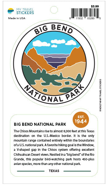 63 National Park Stickers - Travel-a-Round Complete Set