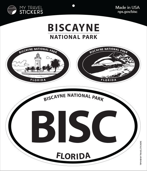 United States National Parks Triple Oval Stickers