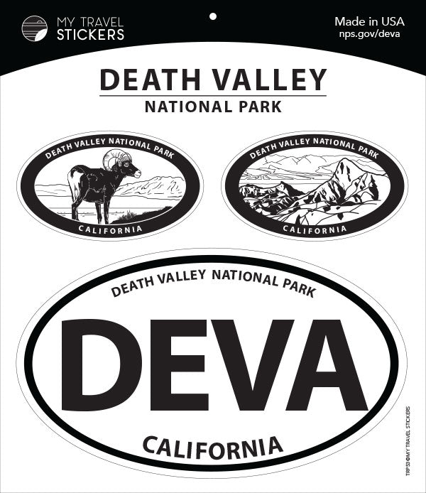 United States National Parks Triple Oval Stickers